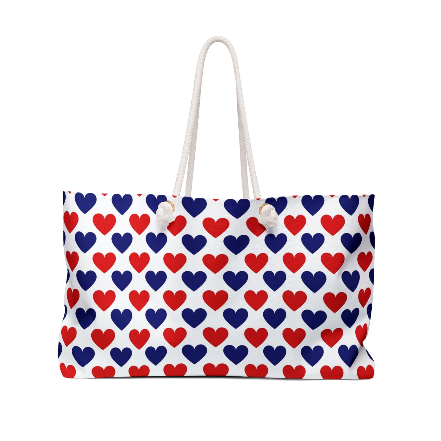 Red/Blue Hearts Tote