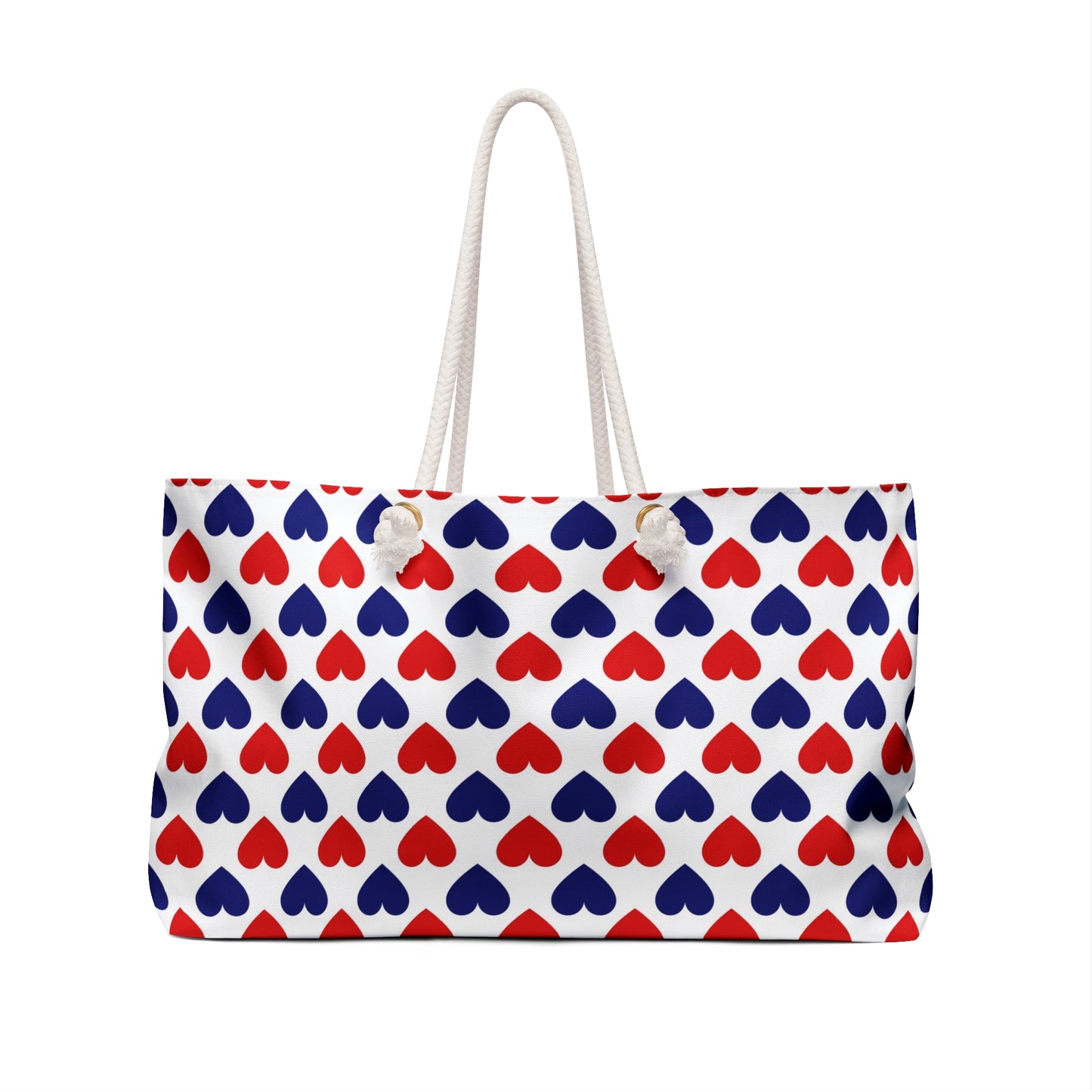 Red/Blue Hearts Tote